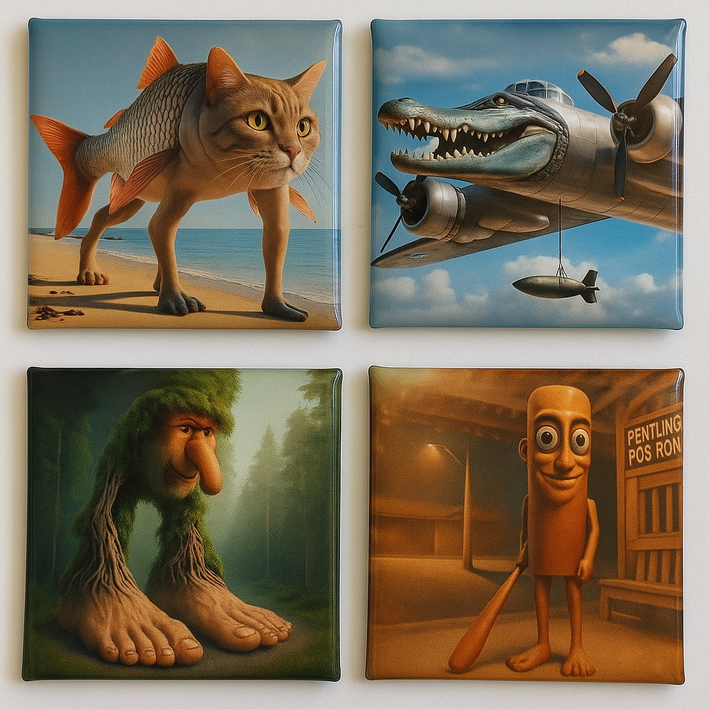 Brainrot Package aus 4 Magneten